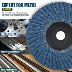 16pcs 3 Inch Flap Discs Cut Off Wheel 3/8 Arbor Kit Silicon Carbide Grinding