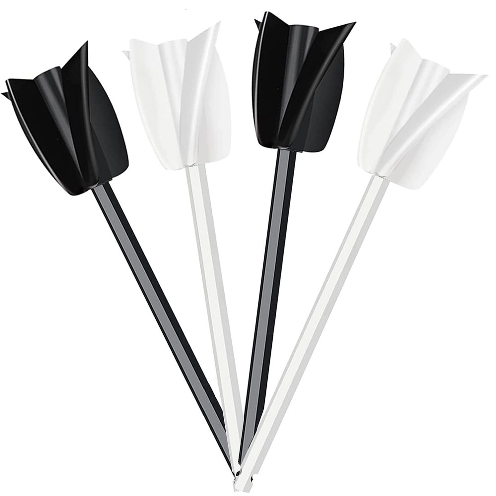 4Pack Silicone Epoxy Resin Mixer Paddles Reusable Paint Stirrer Drill Attachment