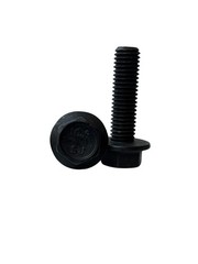 50 pcs M10-1.5×35 Hex Flange Frame Bolt Class 10.9 DIN 6921 Zinc Phosphate Oil