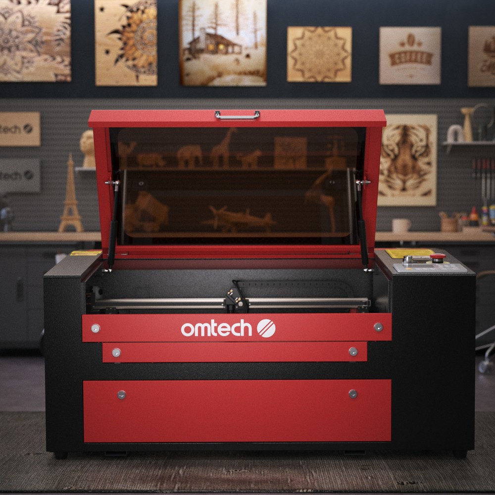 OMTech 50W 12×20 inch CO2 Laser Engraver Cutter Marker Engraving Machine 2023