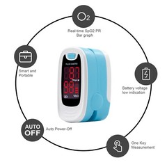New LED Fingertip Pulse Oximeter SPO2 PR Heart Rate Patient Monitor, US Ship