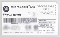 Allen Bradley 1762-L40BWA Ser C MicroLogix 1200 24-In/16-Out AC Power Controller