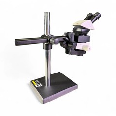 Leica M50 Stereo Microscope w/ Boom Stand, 10x/23 Eyepieces & 0.5x Objective