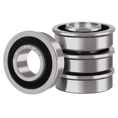 4 Pack Flanged Ball Bearing ID 1/2″ x OD 1-3/8″, Suitable for Lawn Mower, Whe…