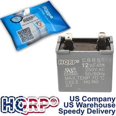 12uf Motor Capacitor for GE Refrigerators, JSU21X126 JSU21X126AOC Replacement