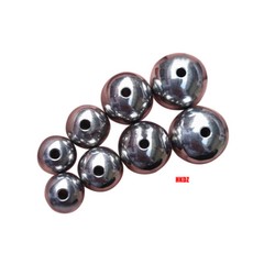 Ø2mm-60mm Stainless Steel Balls Bearing Drilling Ball With Through Hole 1mm-6mm