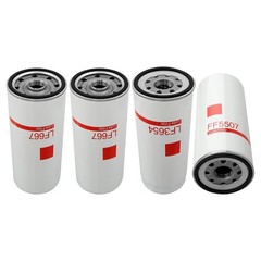 Volvo D12 Oil Fuel Filter Kit LF667 LF3654 FF5507 2x