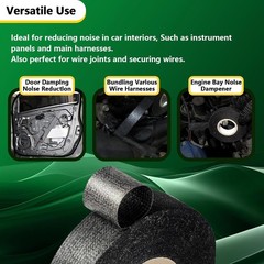 5 Rolls High Temp Wire Harness Tape – OEM-Grade Automotive Cloth Fabric Tape