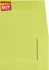 A7 Colored Invitation Envelopes – 5 1/4 x 7 1/4 – Ultra Lime Green – 50/Pack