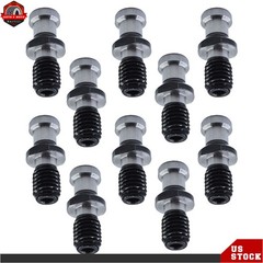 10Pcs CAT40 75 0.747″ Pull Stud Coolant Thru Retention Knob For Mori Doosan New