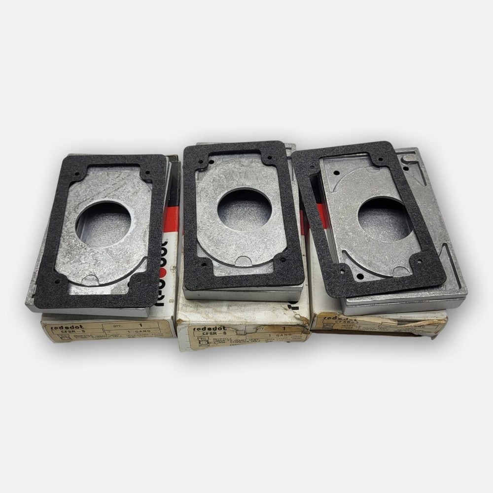 NEW LOT OF 3 RED DOT CFSR-S RECPTCLE COVER-FS MOUNT 1.390″ DIAM HOLE