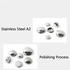 Plastic/Stainless Round End Cap For Tubing Pipe Inserts Bungs Feet Blanking Plug