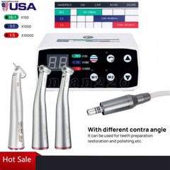 Fit NSK Dental Brushless LED Electric Micro Motor/1:5 1:1 LED Optic Handpiece