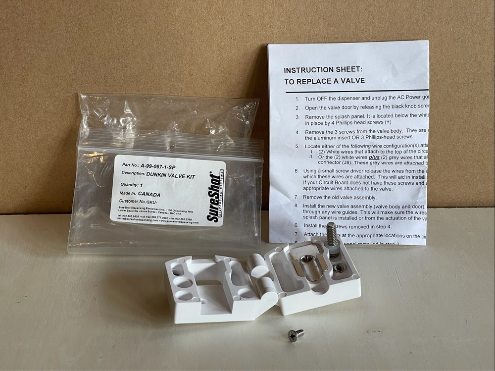 Sure Shot-AC Dispensing A-07-023-SP Dairy Valve, Dispensing Genuine OEM