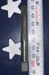One Tap: ALFA 3/8-16 HSS HS T Taper Tap 3/8” X 16