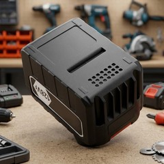 Practical Lithium-ion Battery Box for 18V/21V Power Tools with Bracket Support