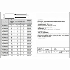 Electriduct 3:1 Adhesive Lined Medium Wall Heat Shrink Tube