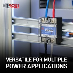 40 Amp DA Solid State Relay Module SSR-DC to AC-3-32VDC Control-24-480VAC Output