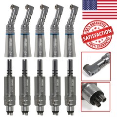 NSK Style Dental Slow Speed Latch Contra Angle / Air Motor E-type Attach 4 Holes