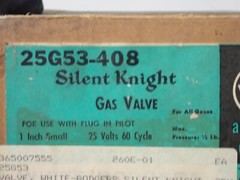 25G53-408 WHITE RODGERS TYPE 25V 60 CY ALL GASES VALVE NEW