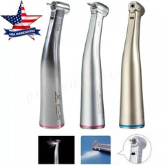 Dental 1:5 Increasing Contra Angle Fiber Optic Handpiece 1:1 Fit Electric Motor