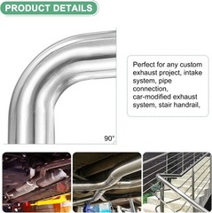 1.5 Inch 90 Degree Mandrel Bend Elbow, Thicke Size: 1.5 InchNumber of Items: 1