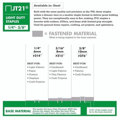 Arrow JT21 5/16-Inch Staple Pack – Reliable Staples for Crafts & General Use