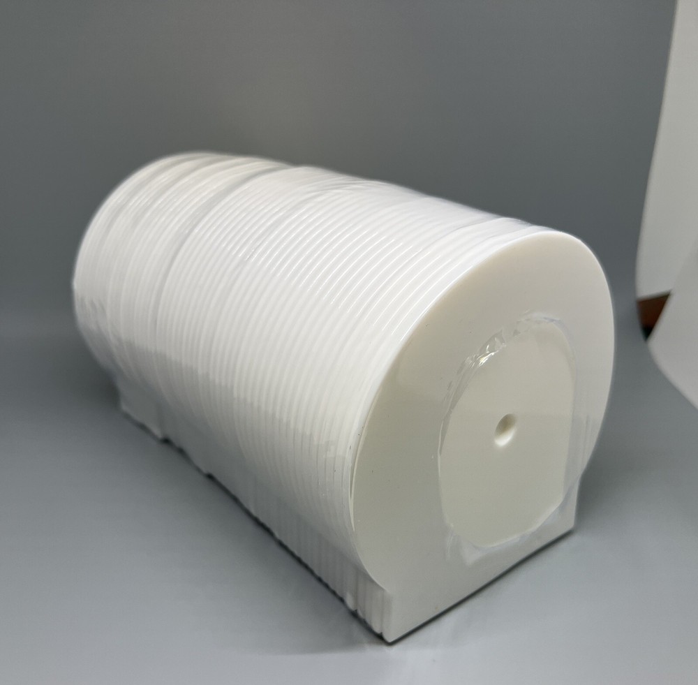 25 PCS NEW CD/DVD CLAM SHELL CASES PAKRITE CSHELL, WHITE, JS100WHITE