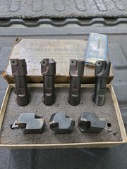 Valenite Indexable End Mill Set 1″ & 1-1/2″ Carbide Insert Cutters Profit Power