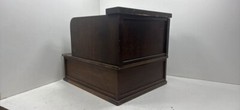 McCaskey Register Co. Antique Hotel Registry Roll Top File Chest
