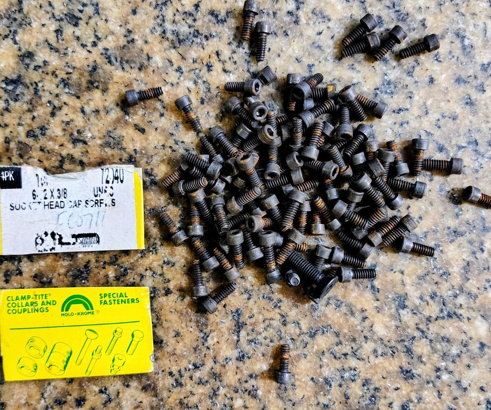 🗽HOLO KROME 6-32 X 3/8″ SOCKET HEAD CAP SCREWS SET OF 100