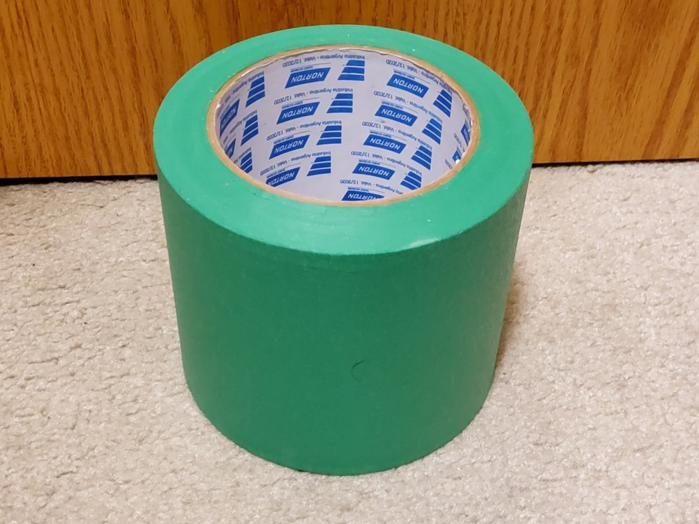 Wide Green Painters Tape 4 Inches X 40 Yards, 4” Green Masking Painting Tape