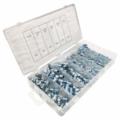 US110Pc Hydraulic Grease Assortment Lube Lubrication Assorted Zerk Straight90/45