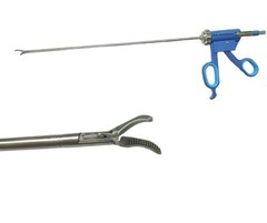 4PCS Laparoscopic Bipolar Bissinger Forceps Set 5mmx330mm with Cable Instruments