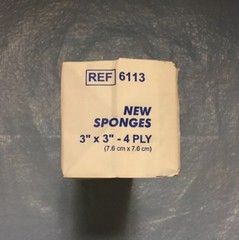 Dukal 6113 New Sponges-Non-Sterile, Non-Woven – 3″ x 3″, 4-ply, – Pack of 200