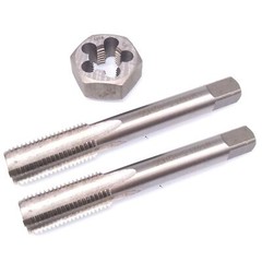 HSS M14 x 1.5mm Taper & Plug Tap & 14×1.5mm Hexagon Die Metric Thread Right Hand