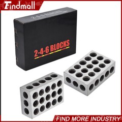 2 Matched Pair 2-4-6 Blocks 23 Holes .0002″ Machinist Precision 246 Jig 2 4 6