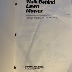 Walk-Behind Lawn Mower 5th Edition Service Manual WLMS-5 Farmer Bob’s Parts