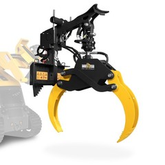 MechMaxx 1500lbs Lift Capacity 59″ Mini Skid Steer Log Grapple Attachment, RLG61