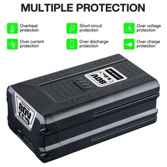 2PS 5.0ah Replacement PRO 80Volt Battery GWL1840 For GBA80200 GBA80400 Battery