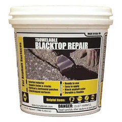 Sakrete 120038 Asphalt Repair Compound, Pail, Black, Trowelable Blacktop Repair
