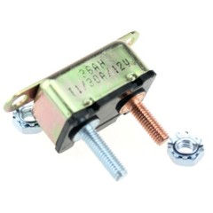 5pack 12V 30A~50A Auto Automatic Fuse Reset Circuit Breaker Copper Stud Bolt