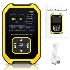 Geiger Counter Nuclear Radiation Meter Dosimeter Gamma Xray Beta Alarm Monitor