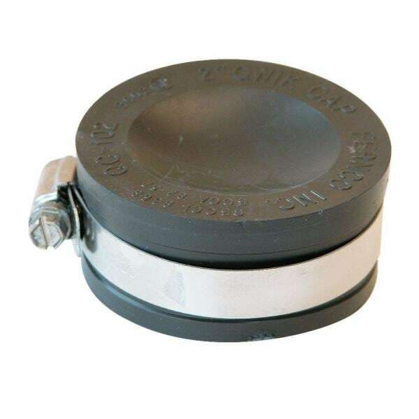 2 inch Flexible Bendable Strong PIPE Cap – cast iron metal PVC steel 2″ cover