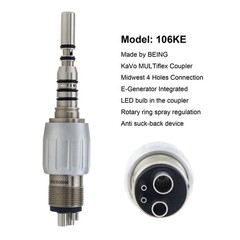 COXO Dental Fiber Optic High Speed Handpiece For KaVo MULTIflex Coupler 4 6 Hole