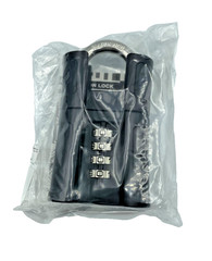 FJM Security SX-875 4-Dial Combination Padlock Shrouded Shackle Blk New
