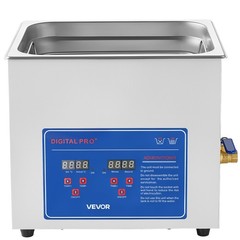 VEVOR Ultrasonic Cleaner 10L-Class Ultrasonic Parts Cleaner 40kHz for Glasses