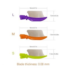 Dental Fender Wedge Prime Teeth Interproximal Plastic With Protection Steel