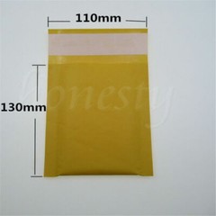 10pcs Yellow Kraft Bubble Mailers Padded Envelopes Shipping Bags Self Seal