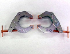 (2) Kant Twist No. 2-1/2D Clamps Made In USA 2.5″ in EXCELENT USED CONDITION